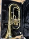 Jupiter Model JEP-468 Bb 3 Valve Brass Euphonium Case & Mouthpiece Vincent Bach