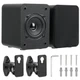Saiyin Wall Mount Passive Speakers, Indoor Rear Surround Sound Speakers, Ster...