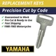 Yamaha Motorcycle Keys Replacement Key Cut to Code  E34344-E44331 All Metal