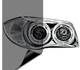 VViViD Extra-Wide Headlight Taillight 16" x 48" 2-roll pack, Light Smoke 