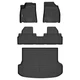 GINOWY-Floor Mats & Cargo Line for 2010-2015 RX, RX350 RX450h, All Weather Ca...