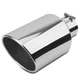 Vurkcy 4 inch Inlet Exhaust Tip, 8" Outlet 15" Overall Length Stainless Steel...