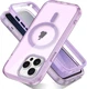 For iPhone 17 16 15 14 13 12 Clear Mag Safe Case with Built in Screen Protector