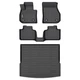 GINOWY- Floor Mats & Cargo Liner for BMW X1 2023-2026, TPE All Weather Car Fl...