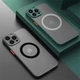 Shockproof Armor Magnetic Matte Case Cover For IPhone 16 15 14 13 12 11 Pro Max