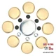 Freeze Plug Kit Brass Freeze Frost Plug Parts MPE-100BR Compatible with Chevy