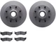 For 2004 Ford F150 Heritage Brake Pad and Rotor Kit Dynamic Friction 29224BWFF