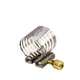 Rovner Ligature & Plastic Cap for Baritone Saxophone - Platinum Silver