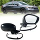 Lqito Right Passenger side Mirror Fits 2022-2025 R-3Pins, Crystal Black Pearl 