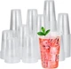 500 Pack 9 Oz Disposable Plastic Cups, Clear Plastic Cups Tumblers, Disposable C