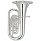 Yamaha Model YEB-632IIS 'Neo' Professional EEb Tuba in Silver Plate