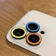 Rainbow Colored Camera Lens Protector For iPhone