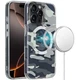 iPhone 16 Plus 6.7 ' &  16'  Magnetic Double Layer IMD Design Case - Green Camo