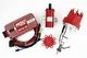 Red SBF 351W MSD Ignition 6AL Box TSP Pro Billet Distributor & Coil Ford Windsor