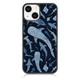 Cute Blue Shark Aesthetic Case for iPhone 14 & 13 Case for Teen Girls Girls -...