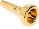 Denis Wick Classic Series Large Shank Trombone Mouthpiece - 4AL, Gold-plated