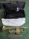 Kaizer B Flat Bb Gold Lacquered Yellow Brass Trumpet, Case, Bag, Fluid &Warranty