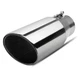 Vurkcy 3.5 inch Inlet Exhaust Tip, 5" Outlet 12" Overall Length Stainless... 