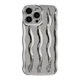 iPhone 14 Pro Max Silver Case Soft Silicone Dirt Drop Scratch Resistant Cover