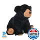 Wild Republic Black Bear Plush, Stuffed Animal, Plush Toy, Gifts for Kids, Cuddl