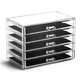 Bino The Manhattan Series Acrylic Makeup Drawer Organizer- 5 Drawers Clear