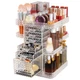 Bocony 360 Rotating Makeup Organizer For Vanity Large Skin Care Organizer 6