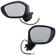 Pair Set of 2 Mirrors  Driver & Passenger Side Left Right for Honda Civic 22-24