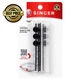 SINGER Fast Replacement Fasteners and 120 & 12 Buttons, White