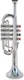 Bontempi 32 3831 4 Notes Silver Trumpet, 37 cm, Multi-Color, 38 cm - *NEW*