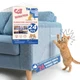 24PCS Cat Scratch Furniture Protector, Double Sided Couch 24Pcs, Transparent