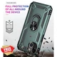 Aozuoton iPhone 13 Case, Dark Green, 16ft Drop Tested, Ring Shockproof
