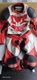 Mens Proto Protec Leather Motorcycle 2 Piece Suit Red Size 38&rdquo; to 40&rdquo; Chest