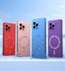 For iPhone 16e 15 Pro Max 14 13 12 11 Ultra-Thin Magnetic Frameless PC Hard Case