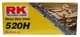 RK Racing Chain M520HD-114 (520 Series) 114-Links Standard Non O-Ring Chain