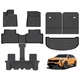 Floor Mats Cargo Liner Set Kia Sorento 2021-2026 TPE Rubber Black GINOWY-Floor