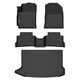 GINOWY-Floor Mats & Cargo Liner for Hyundai Kona 2018-2023, SEL丨SE丨