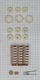 King Marching Tuba, 3 valve 1151, Valve Repair Kit