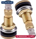 TR618A Brass Metal Valve Stems, 3DSKY Tubeless Air Liquid Tractor Grader Valve S