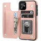 for iPhone 11 Wallet Case with ,OT PU Leather Kickstand Card Slots Case,Doubl...