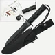 Jungle Master Survival Knife 11.25" Black with Sheath & Survival Kit JM-013 