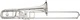 John Packer JP333 Rath Bb/F/Gb Bass Trombone Silverplate