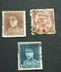 Belgium King Albert 1932 1934 1F 2FR Stamp LOTX3 blue brown 1121l6bb18