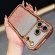 For iPhone 17 Pro Max 16 15 14 13 Diamond Bling Glitter Case Plating TPU Cover