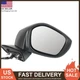 3-Pin Power Adjust Black Mirror Right Side Manual Fold For Honda Civic 2022 2023