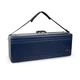 	Crossrock ABS Tenor Saxophone Case &ndash; Rectangular Blue Diamond Texture Deep B...