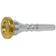 Garibaldi KF5W Silver Plated Single Cup Gold-Plated Rim Trumpet Mouthpiece KF5W