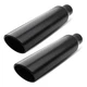 Vurkcy 2.5 inch Inlet Exhaust Tip, 4" Outlet 17" Overall Length Stainless Ste...