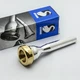 Geniune Stork Studio Master XS6 24K Gold Rim & Cup Trumpet Mouthpiece NEW