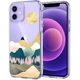 Unov Celular Case iPhone 12 Mini Clear Design Slim Protective TPU