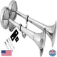 Vixen Horns Loud Powerful Dual Stainless Steel Trumpets Marine Electric Train